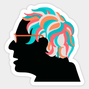 Bernie Sanders Folding Chair Sticker